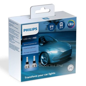 Philips H3 6500K Ultinon Essential LED