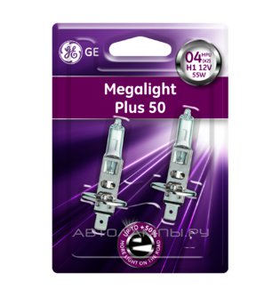H1 12V- 55W (P14,5s) ( +60% ) Megalight Plus 50 ( 2.) 19758 (50310MPU) 19758 (50310MPU (.2))
